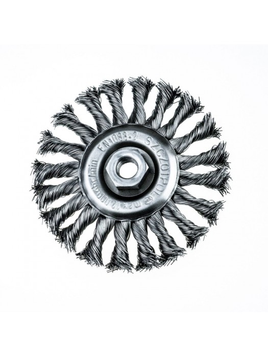 Szczotka tarczowa O 120 z nakrętką...