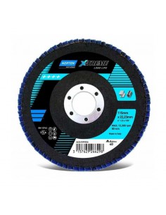 Ściernica listkowa talerzowa 125x22 P40 XTREME NORTON R828