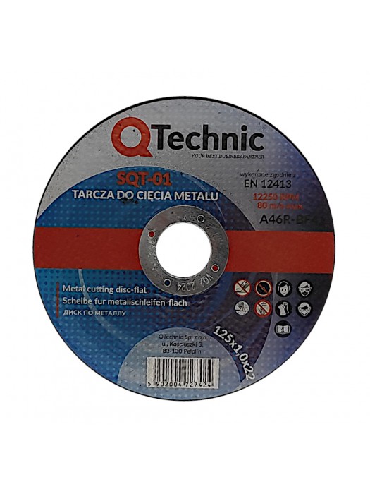 Tarcza do cięcia metalu 125x1,0x22