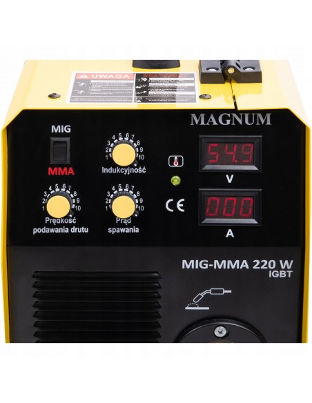  Półautomat spawalniczy Magnum U MI 220W MMA 30-200 A