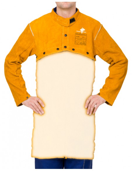  Skórzane popiersie WELDAS Golden Brown, rozm. XXL