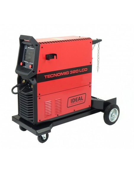  PÓŁAUTOMAT SPAWALNICZY IDEAL TECNO MIG 320 LCD SYNERGIC 400V 300A ALUMINIUM