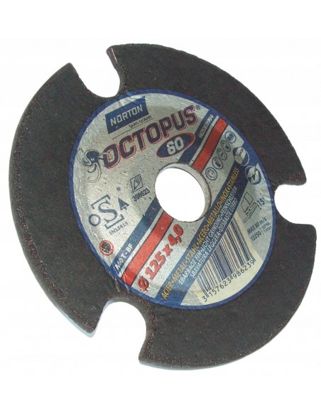  Ściernica do szlifowania 125x4,0 z okienkiem Octopus Norton