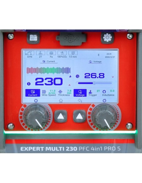  Półautomat spawalniczy MIG/MAG, MMA, TIG Ideal EXPERT MULTI 230 PFC PULSE 4in1 Pro5