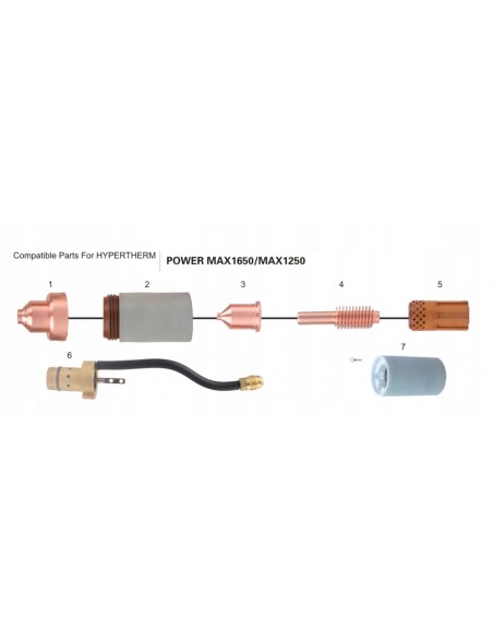  Osłona dyszy (ręczny) 40A-80A Powermax 120929