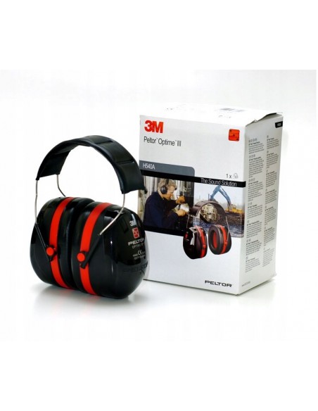  Ochronniki słuchu słuchawki przeciwhałasowe BHP 3M Peltor Optime III H540A