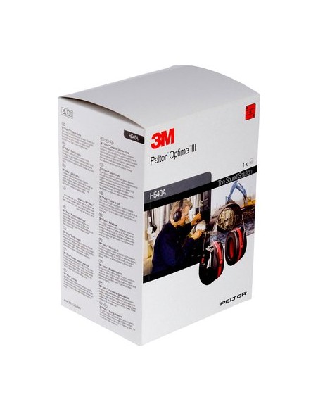  Ochronniki słuchu słuchawki przeciwhałasowe BHP 3M Peltor Optime III H540A