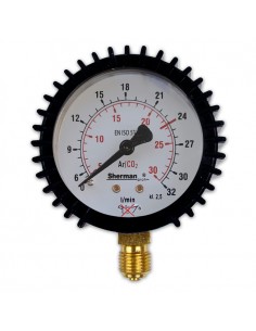 MANOMETR ARGON CO2 ROBOCZY 32l/min GWINT G1/4