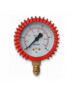 MANOMETR fi 63mm ACETYLEN 2,5 BAR gwint 1/4" ( GCE / Sherman)