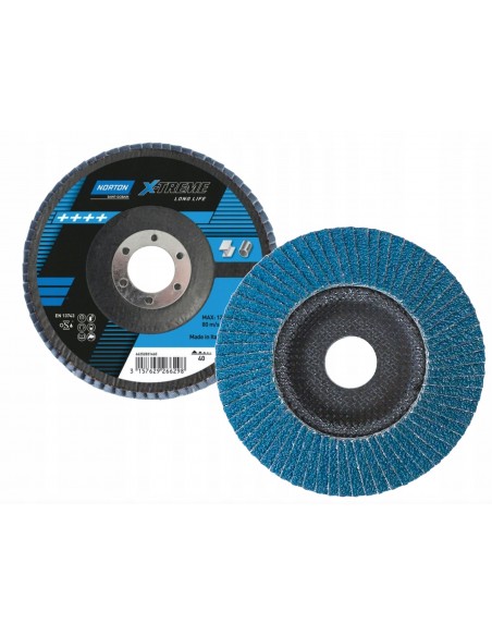  NORTON X-TREME R828 P60 TARCZA ŚCIERNA T29 LAMELKA 125mm x 22,23mm