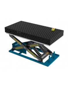 Stół Spawalniczy PLUS 2000x1000 mm z hydraulicznym systemem podnoszenia PLUS Φ28 DIAGONALNA