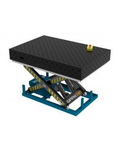 Stół Spawalniczy ECO 1500x1000 mm z hydraulicznym systemem podnoszenia ECO Φ16 DIAGONALNA