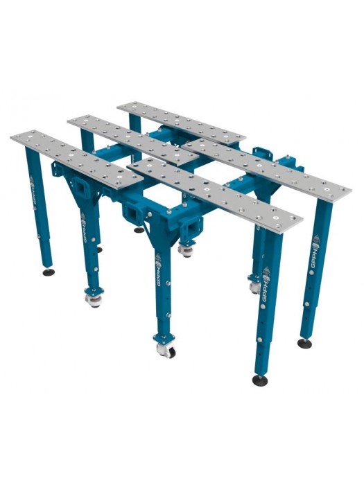 Modułowy stół spawalniczy pojedynczy rozkładany 1770x1000 mm Φ28 100x100mm
