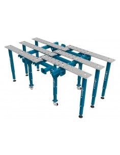 Modułowy stół spawalniczy pojedynczy rozkładany 2170x1200 mm Φ28 100x100mm