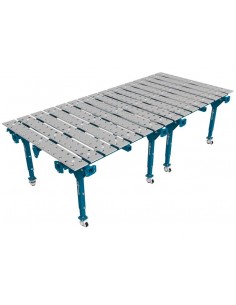 Modułowy stół spawalniczy podwójny 3200x1500 mm Φ28 100x100mm