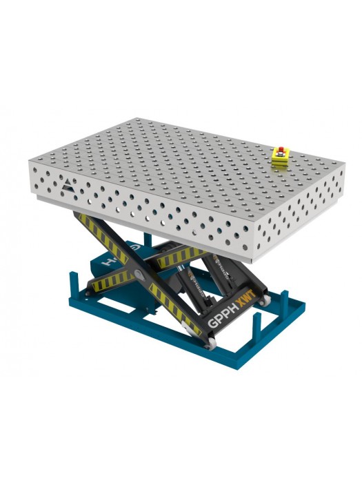 Stół Spawalniczy PRO INOX 1500x1000 mm z hydraulicznym systemem podnoszenia PRO INOX Φ28 DIAGONALNA