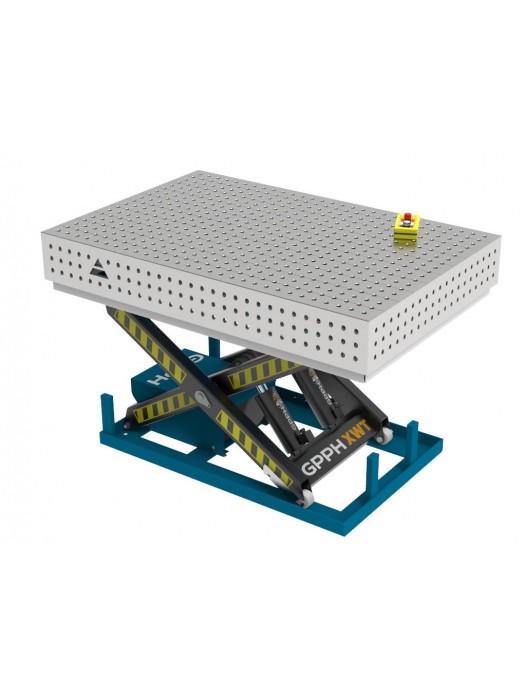 Stół Spawalniczy PRO INOX 1500x1000 mm z hydraulicznym systemem podnoszenia PRO INOX Φ16 50x50mm