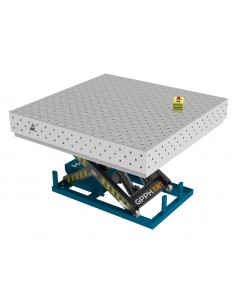 Stół Spawalniczy PRO INOX 1500x1480 mm z hydraulicznym systemem podnoszenia PRO INOX Φ16 DIAGONALNA