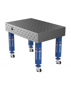 Stół Spawalniczy PRO 15mm - 1200x800mm Φ16 100x100mm Na kołach
