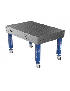 Stół Spawalniczy PRO 15mm - 1500x1000mm Φ16 100x100mm Na kołach