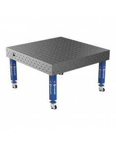 Stół Spawalniczy PRO 15mm - 1500x1480mm Φ16 100x100mm Na kołach