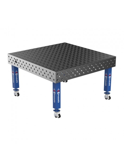 Stół Spawalniczy PRO 15mm - 1500x1480mm Φ28 DIAGONALNA Na kołach