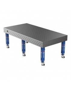 Stół Spawalniczy PRO 15mm - 2400x1200mm Φ16 100x100mm Na kołach