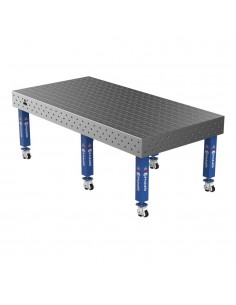 Stół Spawalniczy PRO 15mm - 2400x1200mm Φ16 DIAGONALNA Na kołach