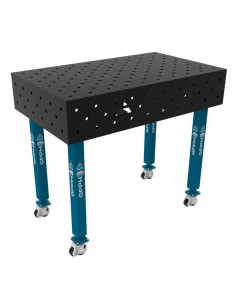 Stół Spawalniczy ECO 8mm - 1000x600mm Φ16 DIAGONALNA Na kołach