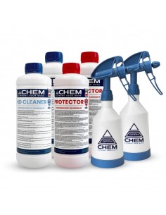 Zestaw preparatów chemicznych 2x HD Cleaner 2x Protector 2x Spryskiwacz GPPH CHEM